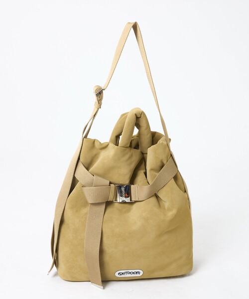 OUTDOOR PRODUCTS（アウトドアプロダクツ）の「【OUTDOOR PRODUCTS / アウトドアプロダクツ】2WAY巾着ベルトトートバッグ[M]/NUBUCK/トートバッグ（トートバッグ・レディース・ベージュ/グレー/ブラック・フリー）」の13枚目の写真