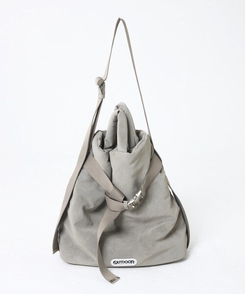 OUTDOOR PRODUCTS（アウトドアプロダクツ）の「【OUTDOOR PRODUCTS / アウトドアプロダクツ】2WAY巾着ベルトトートバッグ[M]/NUBUCK/トートバッグ（トートバッグ・レディース・ベージュ/グレー/ブラック・フリー）」の19枚目の写真