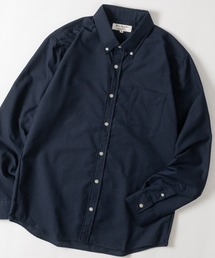 【a】made in JAPAN 多機能オックス〔Recottia〕 ボタンダウン長袖シャツ 吸水速乾/イージーケア/UVカット/アンチピリング