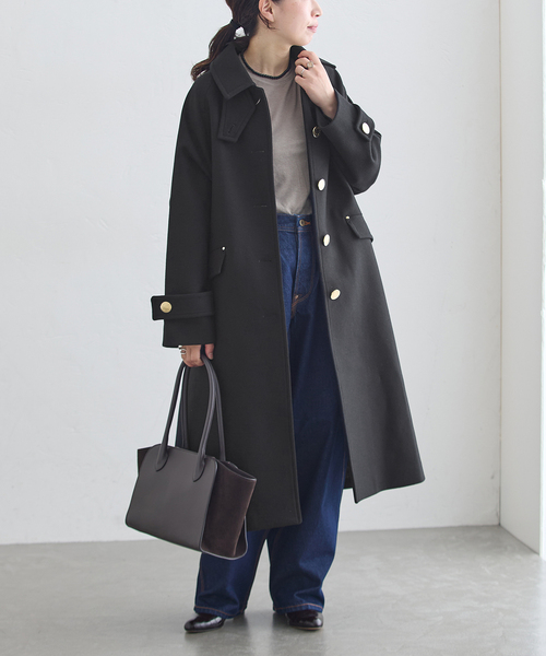 Mackintosh(マッキントッシュ)の「MACKINTOSH/マッキントッシュ 別注 DUMBARTON EX コート(その他アウター・レディース・ブラック/ネイビー・8/6/4)」の3枚目の写真