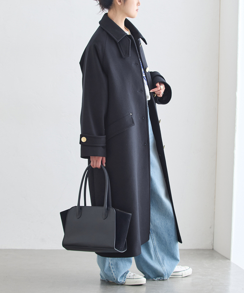 Mackintosh(マッキントッシュ)の「MACKINTOSH/マッキントッシュ 別注 DUMBARTON EX コート(その他アウター・レディース・ブラック/ネイビー・8/6/4)」の5枚目の写真