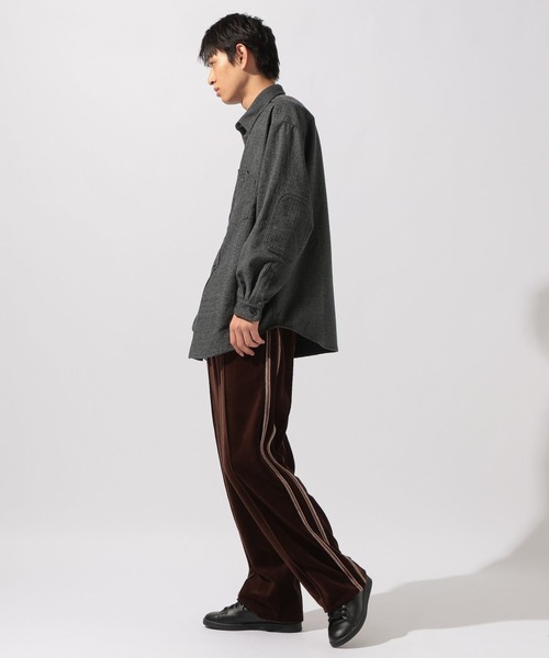 niko and...(ニコアンド)の「ストライプモールワークシャツ(シャツ/ブラウス・メンズ・ネイビー/ブラウン/キャメル・LARGE/MEDIUM)」の13枚目の写真