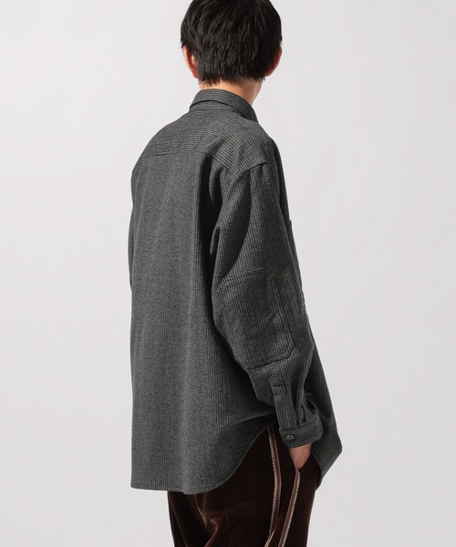 niko and...(ニコアンド)の「ストライプモールワークシャツ(シャツ/ブラウス・メンズ・ネイビー/ブラウン/キャメル・LARGE/MEDIUM)」の15枚目の写真
