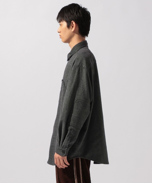 niko and...(ニコアンド)の「ストライプモールワークシャツ(シャツ/ブラウス・メンズ・ネイビー/ブラウン/キャメル・LARGE/MEDIUM)」の17枚目の写真