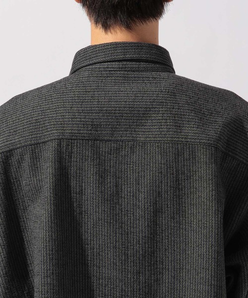 niko and...(ニコアンド)の「ストライプモールワークシャツ(シャツ/ブラウス・メンズ・ネイビー/ブラウン/キャメル・LARGE/MEDIUM)」の20枚目の写真