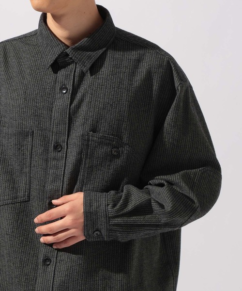 niko and...(ニコアンド)の「ストライプモールワークシャツ(シャツ/ブラウス・メンズ・ネイビー/ブラウン/キャメル・LARGE/MEDIUM)」の21枚目の写真