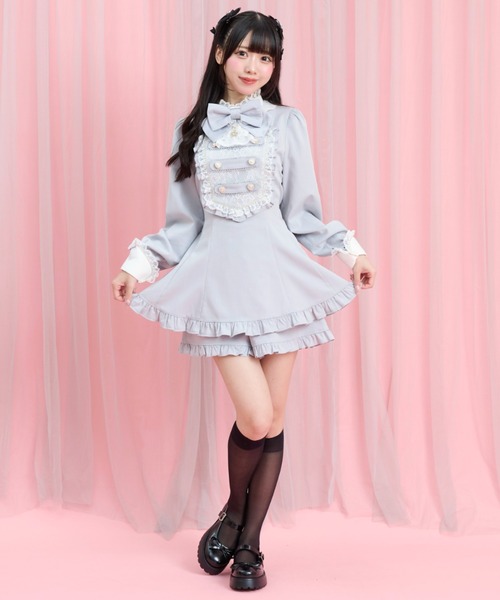 Secret Honey(シークレットハニー)の「ナポレオン風セットアップ(セットアップ・レディース・グレー/ブラック・MEDIUM)」の4枚目の写真