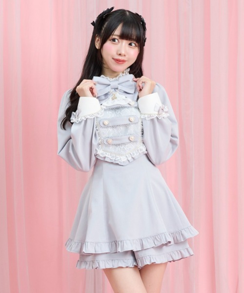 Secret Honey(シークレットハニー)の「ナポレオン風セットアップ(セットアップ・レディース・グレー/ブラック・MEDIUM)」の5枚目の写真