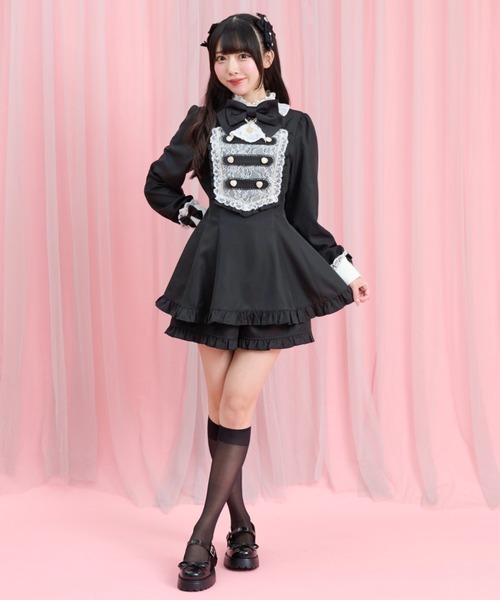 Secret Honey(シークレットハニー)の「ナポレオン風セットアップ(セットアップ・レディース・グレー/ブラック・MEDIUM)」の7枚目の写真