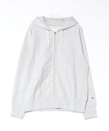 【CHAMPION/チャンピオン】【コットン素材はアメリカ綿100%】REVERSE WEAVE リバースウィーブ 裏起毛ジップフーデッドスウェットシャツ フルジップパーカー フーディ C3-Y134 サステナブルコットン エクスパンションガゼット タフ ネームタグ ユニセックス