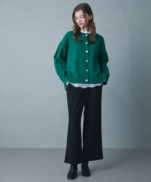 etre relie(エトレリー)の「ラインゴムワイドパンツ(その他パンツ・レディース・ブラック/チャコールグレー/ダークベージュ・SMALL/MEDIUM)」の9枚目の写真