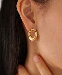 【tood.】ニュアンスドロップモチーフ スタッドピアス