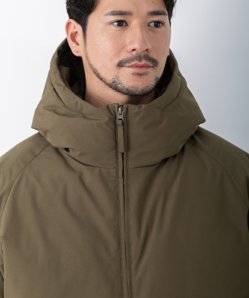 BTZ TOKYO(ビーティーゼットトウキョウ)の「【BTZ TOKYO】撥水・防風 ストレッチ中綿パーカー / 耐水圧10,000mm(ダウンジャケット/コート・メンズ・カーキ/ベージュ/グレー/ブラック・M/LL/L)」の5枚目の写真