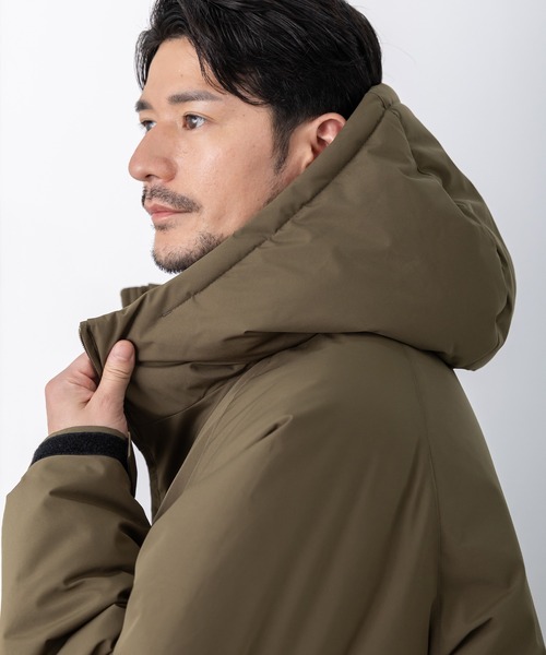 BTZ TOKYO(ビーティーゼットトウキョウ)の「【BTZ TOKYO】撥水・防風 ストレッチ中綿パーカー / 耐水圧10,000mm(ダウンジャケット/コート・メンズ・カーキ/ベージュ/グレー/ブラック・M/LL/L)」の10枚目の写真