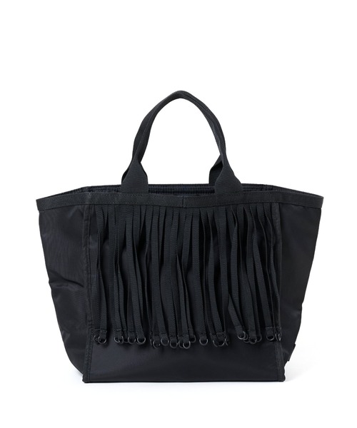 BAICYCLON by Bagjack(バイシクロン バイ バグジャック)の「【BAICYCLON】TAPE FRINGE BAG (LARGE) BCL-64(トートバッグ・メンズ・ブラック・FREE)」の1枚目の写真