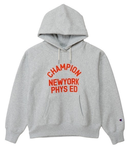 Champion(チャンピオン)の「チャンピオン Champion RW HOODED SWEATSHIRT(パーカー・レディース・ライトグレー/ネイビー/ブラウン/ダークグレー・M/L)」の2枚目の写真
