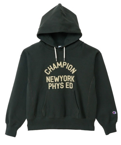 Champion(チャンピオン)の「チャンピオン Champion RW HOODED SWEATSHIRT(パーカー・レディース・ライトグレー/ネイビー/ブラウン/ダークグレー・M/L)」の3枚目の写真