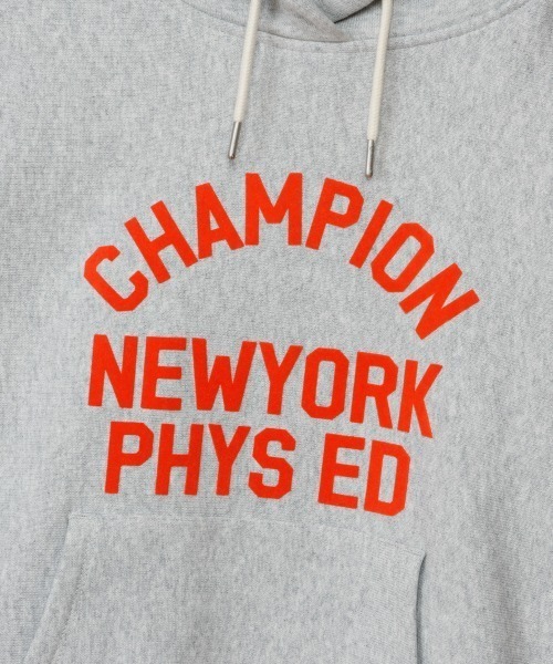 Champion(チャンピオン)の「チャンピオン Champion RW HOODED SWEATSHIRT(パーカー・レディース・ライトグレー/ネイビー/ブラウン/ダークグレー・M/L)」の8枚目の写真