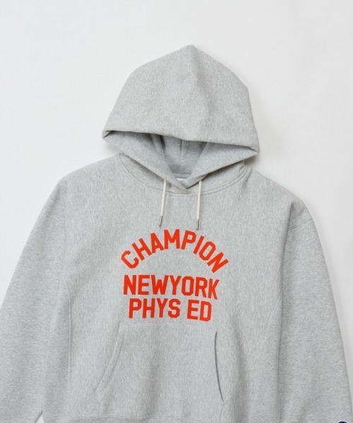 Champion(チャンピオン)の「チャンピオン Champion RW HOODED SWEATSHIRT(パーカー・レディース・ライトグレー/ネイビー/ブラウン/ダークグレー・M/L)」の6枚目の写真