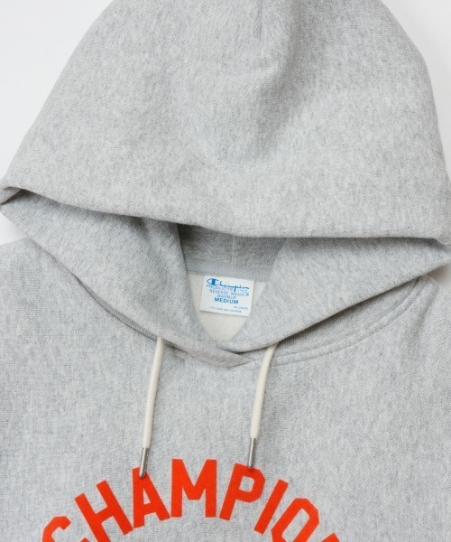 Champion(チャンピオン)の「チャンピオン Champion RW HOODED SWEATSHIRT(パーカー・レディース・ライトグレー/ネイビー/ブラウン/ダークグレー・M/L)」の7枚目の写真