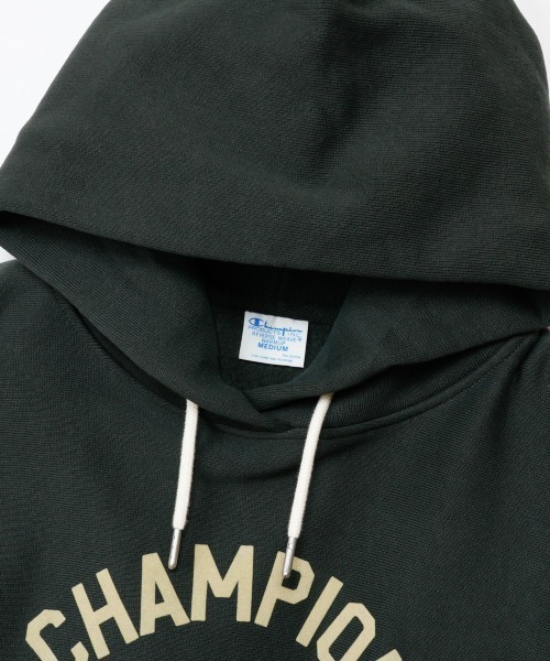 Champion(チャンピオン)の「チャンピオン Champion RW HOODED SWEATSHIRT(パーカー・レディース・ライトグレー/ネイビー/ブラウン/ダークグレー・M/L)」の12枚目の写真