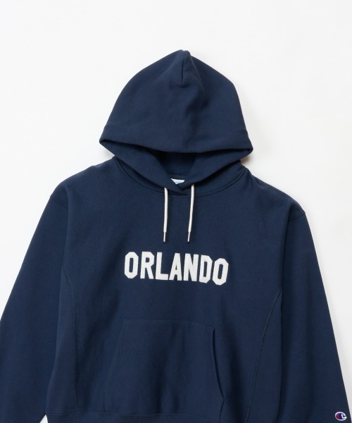 Champion(チャンピオン)の「チャンピオン Champion RW HOODED SWEATSHIRT(パーカー・レディース・ライトグレー/ネイビー/ブラウン/ダークグレー・M/L)」の15枚目の写真