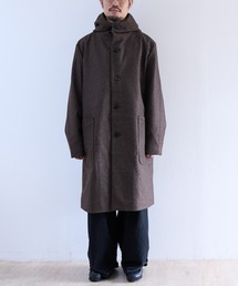 FRANK LEDER(フランクリーダー)の「FRANK LEDER ARCHIVE EDITION BROWN WOOL COAT (0821004)(その他アウター)」