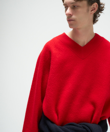 Ets.MATERIAUX(マテリオ)の「ETS.MATERIAUX(マテリオ) フレンチ アーミー Vネック ニット(ニット/セーター)」