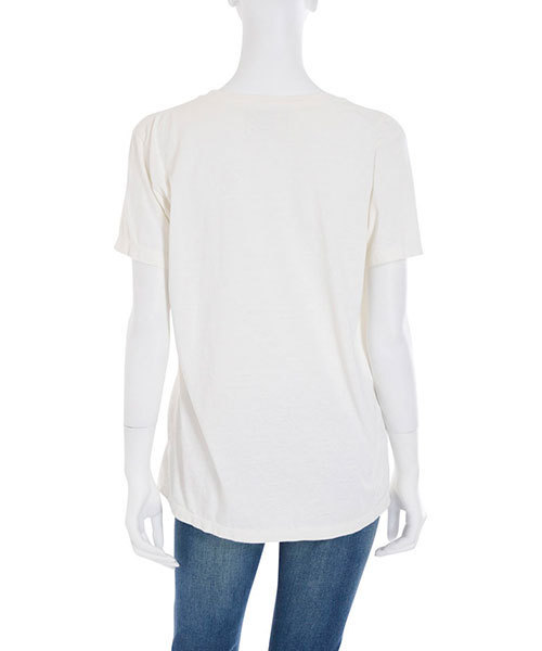 Ungrid（アングリッド）の「【Casual】EAGLEﾌﾟﾘﾝﾄTｼｬﾂ（Tシャツ/カットソー・レディース・ブラック/オフホワイト・FREE）」の5枚目の写真