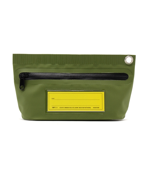 HIGHTIDE（ハイタイド）の「タープポーチ (S) 防水（ポーチ・レディース・カーキ/オレンジ/ブラウン/レッド/ブラック/ブルー/ホワイト/ベージュ/グレー・FREE）」の16枚目の写真