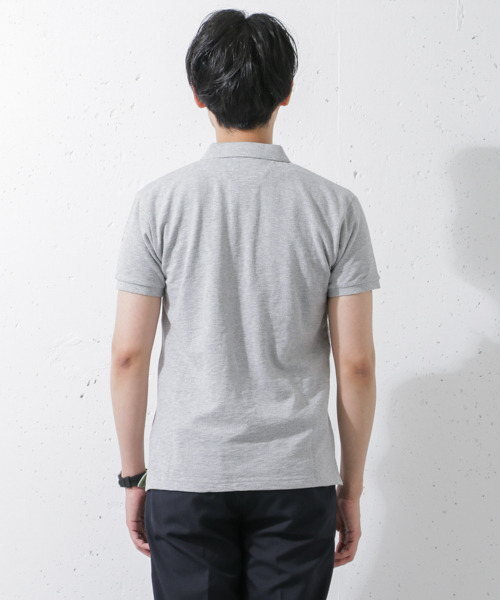 URBAN RESEARCH DOORS MENS（アーバンリサーチ ドアーズ メンズ）の「DOORS 杢鹿の子Polo（ポロシャツ・メンズ・グレー/ブルー/グリーン/ライトグレー・40/38）」の19枚目の写真