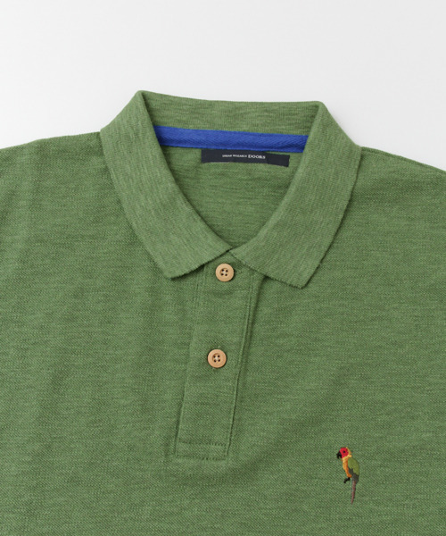 URBAN RESEARCH DOORS MENS（アーバンリサーチ ドアーズ メンズ）の「DOORS 杢鹿の子Polo（ポロシャツ・メンズ・グレー/ブルー/グリーン/ライトグレー・40/38）」の12枚目の写真