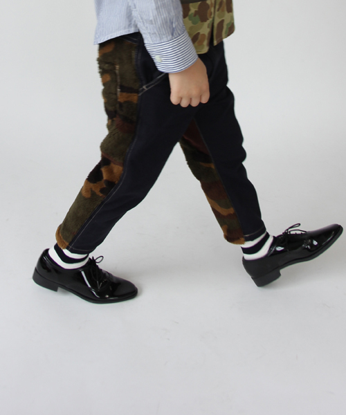 COMECHATTO&CLOSET（カムチャットアンドクロゼット）の「バックボアカモテーパードアンクルクロップパンツ（その他パンツ・キッズ・カーキ/アイボリー/ネイビー・90/100/120/110/130）」の10枚目の写真