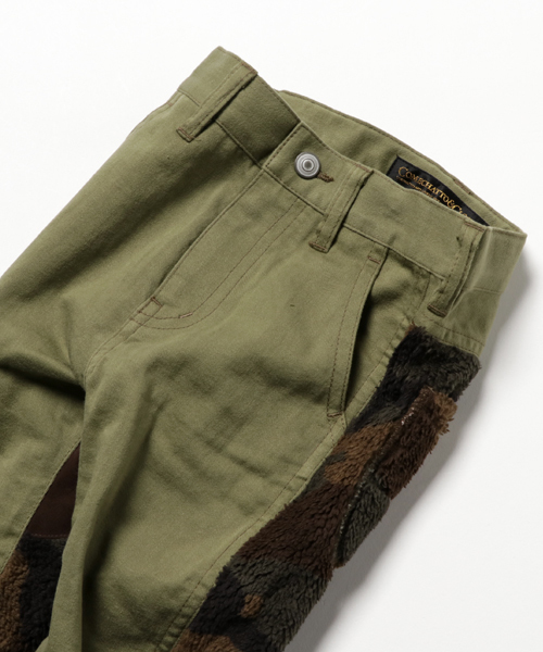 COMECHATTO&CLOSET（カムチャットアンドクロゼット）の「バックボアカモテーパードアンクルクロップパンツ（その他パンツ・キッズ・カーキ/アイボリー/ネイビー・90/100/120/110/130）」の5枚目の写真