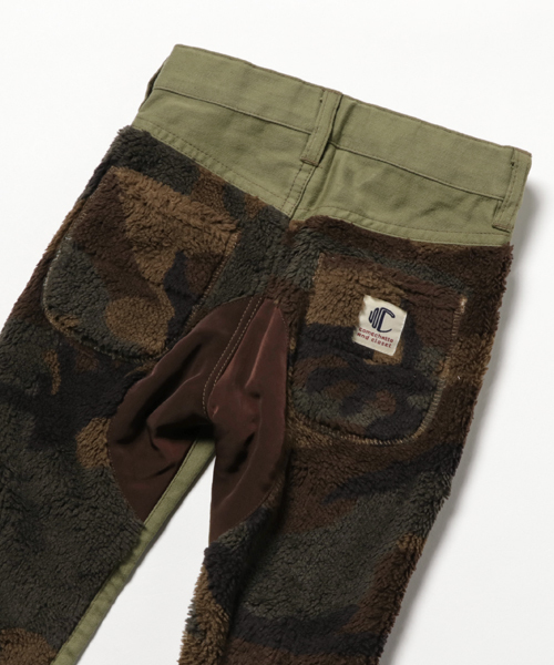 COMECHATTO&CLOSET（カムチャットアンドクロゼット）の「バックボアカモテーパードアンクルクロップパンツ（その他パンツ・キッズ・カーキ/アイボリー/ネイビー・90/100/120/110/130）」の12枚目の写真