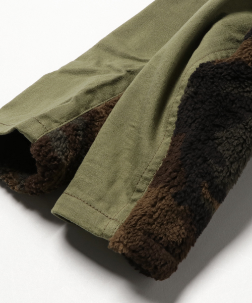 COMECHATTO&CLOSET（カムチャットアンドクロゼット）の「バックボアカモテーパードアンクルクロップパンツ（その他パンツ・キッズ・カーキ/アイボリー/ネイビー・90/100/120/110/130）」の14枚目の写真