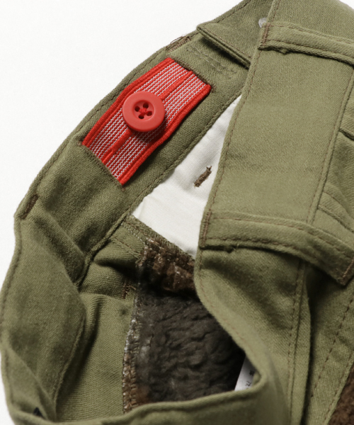 COMECHATTO&CLOSET（カムチャットアンドクロゼット）の「バックボアカモテーパードアンクルクロップパンツ（その他パンツ・キッズ・カーキ/アイボリー/ネイビー・90/100/120/110/130）」の16枚目の写真