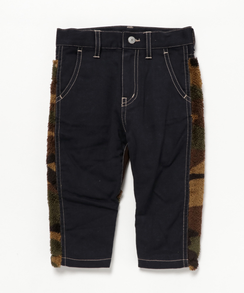 COMECHATTO&CLOSET（カムチャットアンドクロゼット）の「バックボアカモテーパードアンクルクロップパンツ（その他パンツ・キッズ・カーキ/アイボリー/ネイビー・90/100/120/110/130）」の7枚目の写真