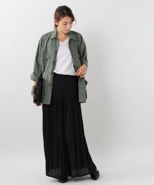 JOURNAL STANDARD relume(ジャーナルスタンダード レリューム)の「36/-USA 天竺 VネックショートスリーブTシャツ#(Tシャツ/カットソー・レディース・ホワイト/ホワイト系その他/ブラック/チャコールグレー/バーガンディー/ライトグレー・FREE)」の19枚目の写真