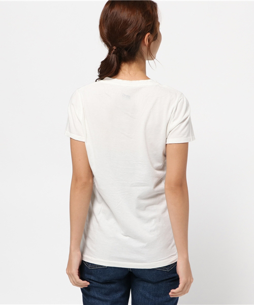 JOURNAL STANDARD relume(ジャーナルスタンダード レリューム)の「36/-USA 天竺 VネックショートスリーブTシャツ#(Tシャツ/カットソー・レディース・ホワイト/ホワイト系その他/ブラック/チャコールグレー/バーガンディー/ライトグレー・FREE)」の9枚目の写真
