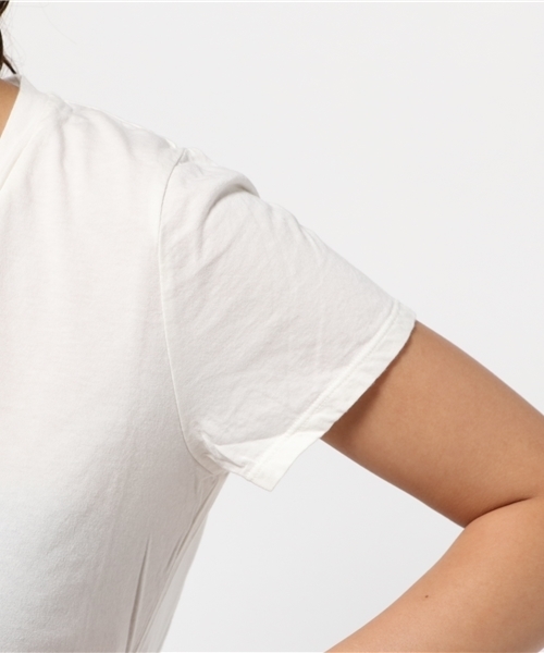 JOURNAL STANDARD relume(ジャーナルスタンダード レリューム)の「36/-USA 天竺 VネックショートスリーブTシャツ#(Tシャツ/カットソー・レディース・ホワイト/ホワイト系その他/ブラック/チャコールグレー/バーガンディー/ライトグレー・FREE)」の11枚目の写真