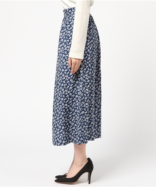SLY(スライ)の「AVERY FLOWER LONG SK(スカート・レディース・ネイビー/イエロー/レッド・2/1)」の5枚目の写真