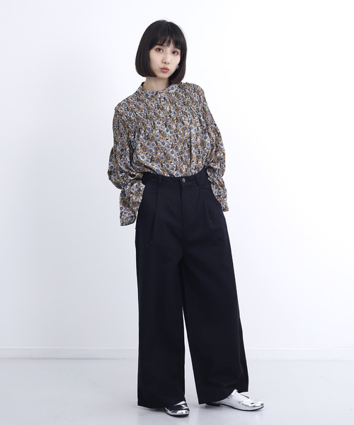 MERLOT(メルロー)の「チノワイドパンツ4927(チノパンツ・レディース・ベージュ/ネイビー/ブラック/カーキ/グリーン系その他/ベージュ系その他/グレー・FREE)」の8枚目の写真