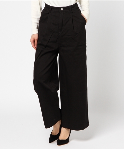 MERLOT(メルロー)の「チノワイドパンツ4927(チノパンツ・レディース・ベージュ/ネイビー/ブラック/カーキ/グリーン系その他/ベージュ系その他/グレー・FREE)」の20枚目の写真