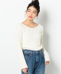 Another Edition | ハニカムメッシュバック開きプルオーバー◆(Tシャツ/カットソー)