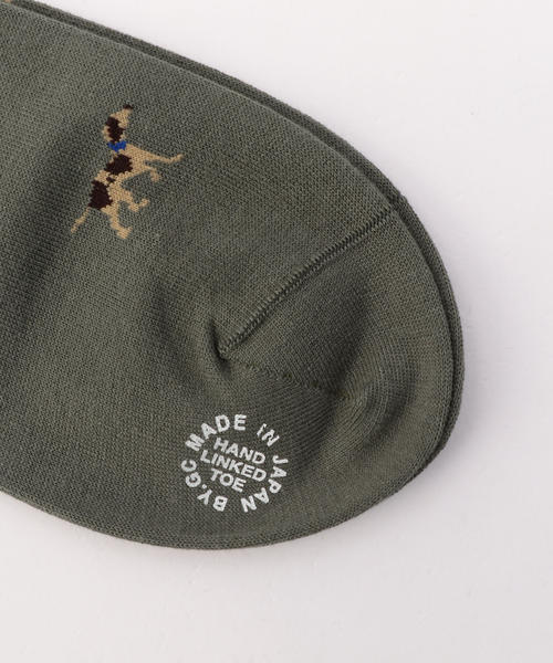 SHIPS（シップス）の「SHIPS: ドッグ柄 ソックス（ソックス/靴下・メンズ・オリーブ/グレー/ネイビー/ホワイト系その他/キャメル・ONE SIZE）」の8枚目の写真