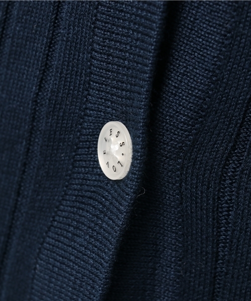 LOVELESS(ラブレス)の「【LOVELESS】WOMENS バイカラ―ロングカーディガン(カーディガン/ボレロ・レディース・グレー/ネイビー/ベージュ・36/34)」の11枚目の写真