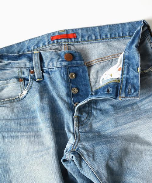 【美品33インチ】RED CARD レッドカード　Ryder　ストレッチデニム レッド カード ⁄ RED CARD ⁄ ウォッシュド スキニー ストレッチ デニム パンツ ⁄ ライダー ⁄ Ryder ⁄ スキニーモデル ⁄  46784101dgr ユーズドブラック⁄kita-Dark Grey