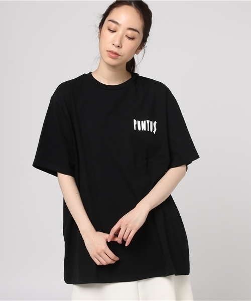 PUNYUS（プニュズ）の「タイガーTシャツ（Tシャツ/カットソー・レディース・ライトピンク/ブラック/ホワイト/ライトパープル・3/4）」の12枚目の写真