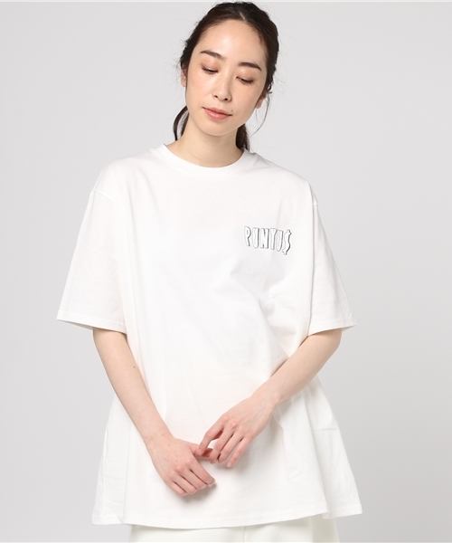 PUNYUS（プニュズ）の「タイガーTシャツ（Tシャツ/カットソー・レディース・ライトピンク/ブラック/ホワイト/ライトパープル・3/4）」の2枚目の写真